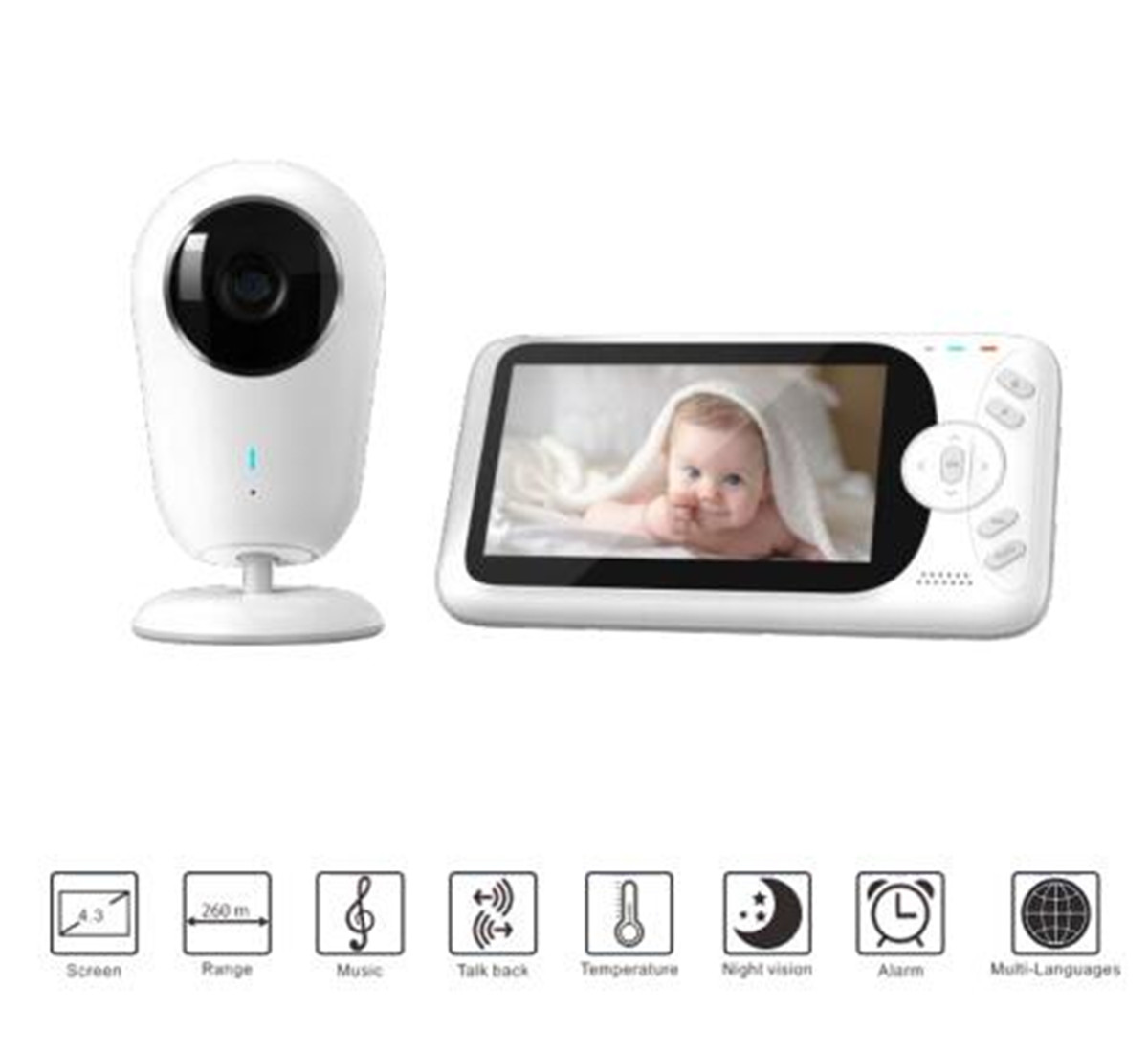 Wireless Baby Monitor - Monitor de bebê sem fio Full