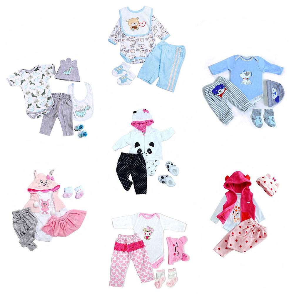 Baby Products Kit Set - Roupas de boneca reborn, roupas de