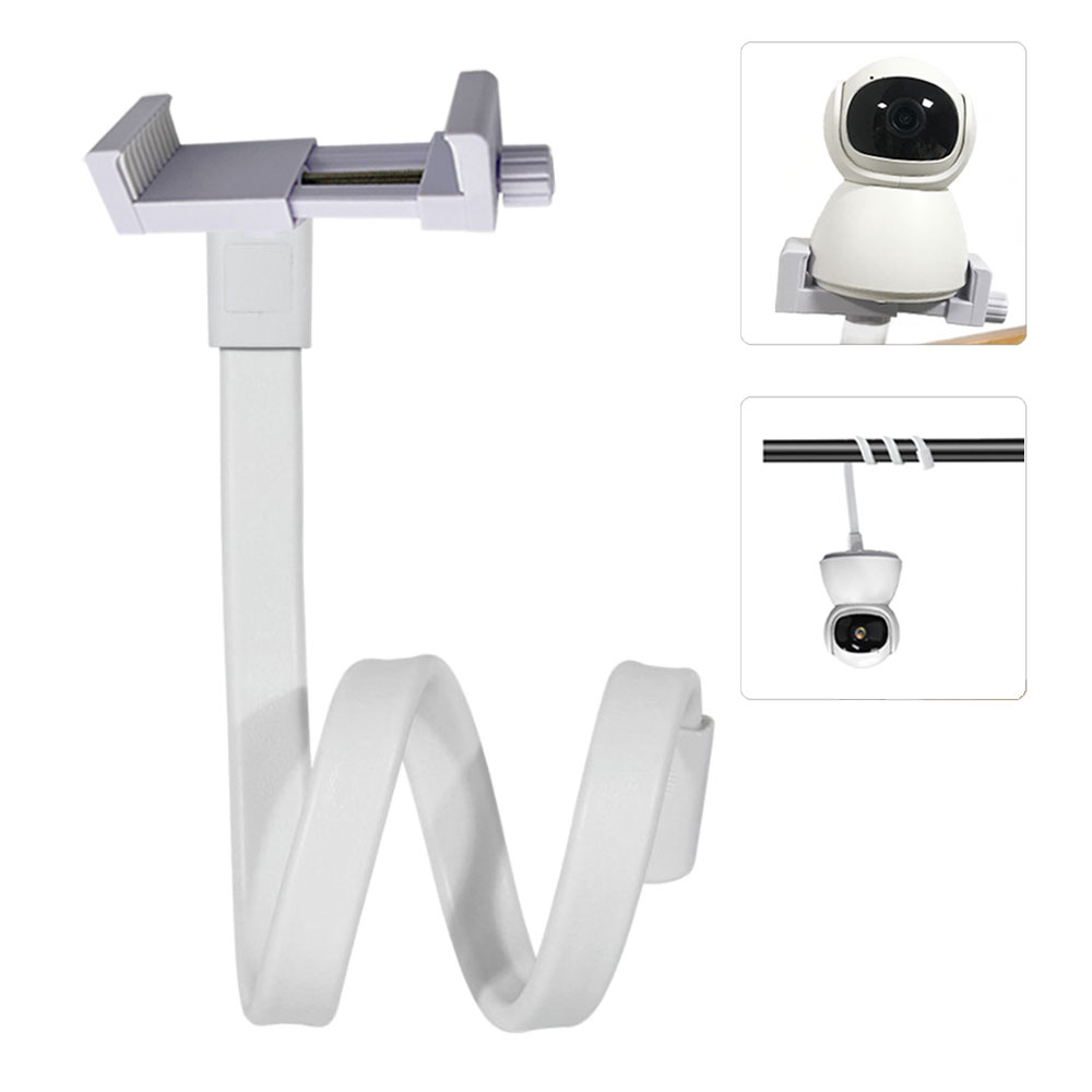 Baby Monitor Sensor - Long White Silicone Flexível Titular Monitor