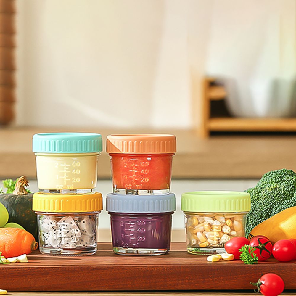 Baby Food Storage Jar - Frasco de vidro para comida de
