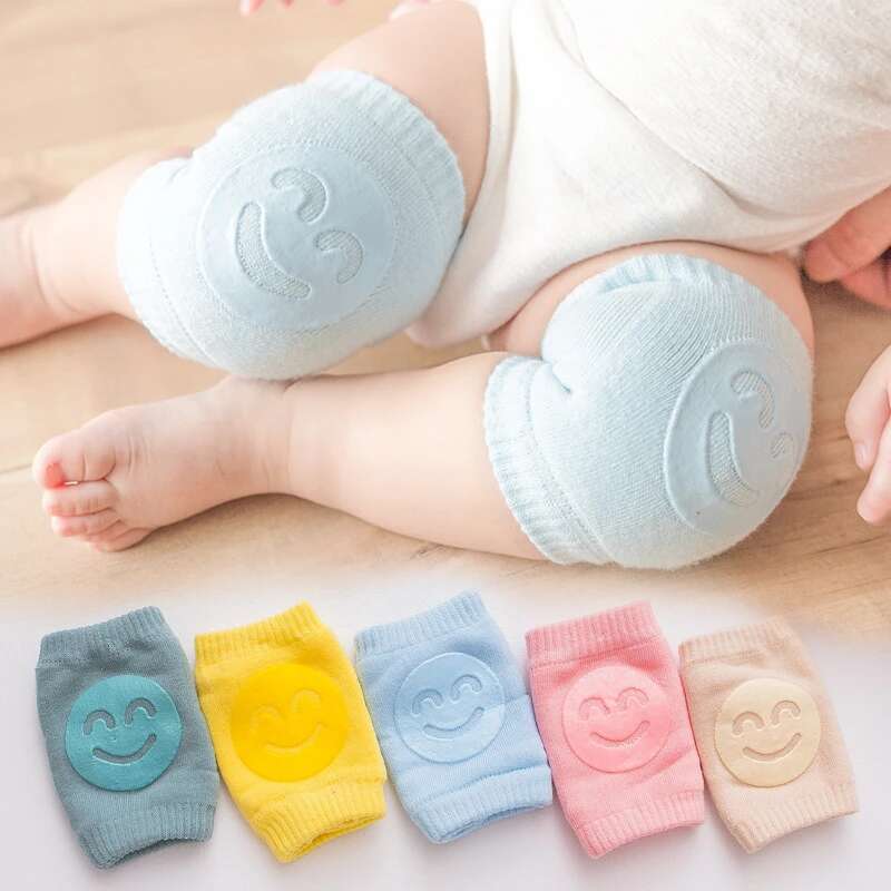 Baby Knee Pad Crawling - Protetores de Joelho Antiderrapantes para Bebês
