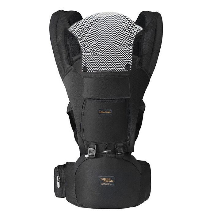 Ergonomic Baby Carrier - Porta-bebês com assento quadril, ergonomia 6