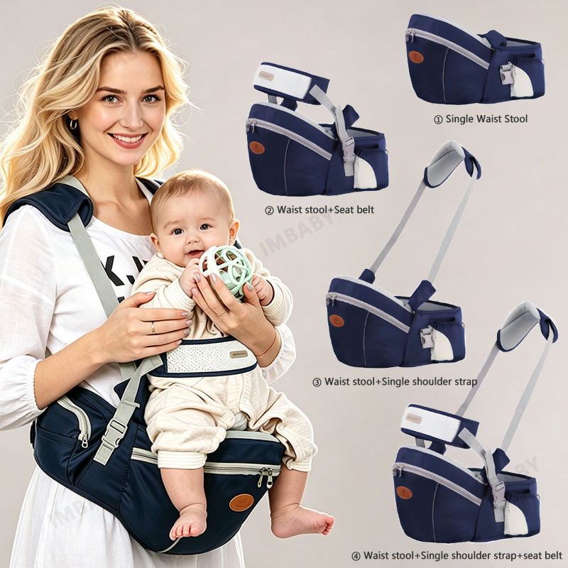 Ergonomic Baby Carrier - Novo IMBABY 0-48 Meses Canguru Ergonômico