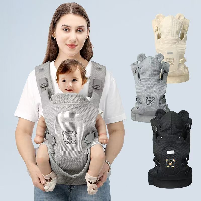 Ergonomic Baby Carrier - Porta-bebês com design ergonômico, alças ajustáveis,