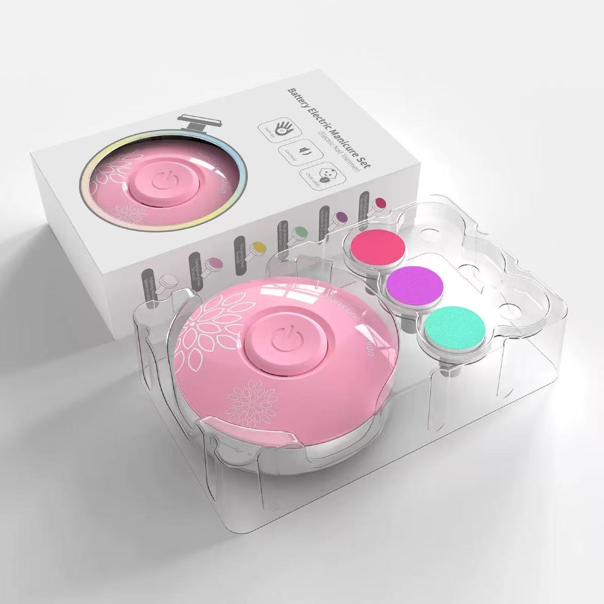 Baby Products Kit Set - Aparador de unhas elétrico criança polidor