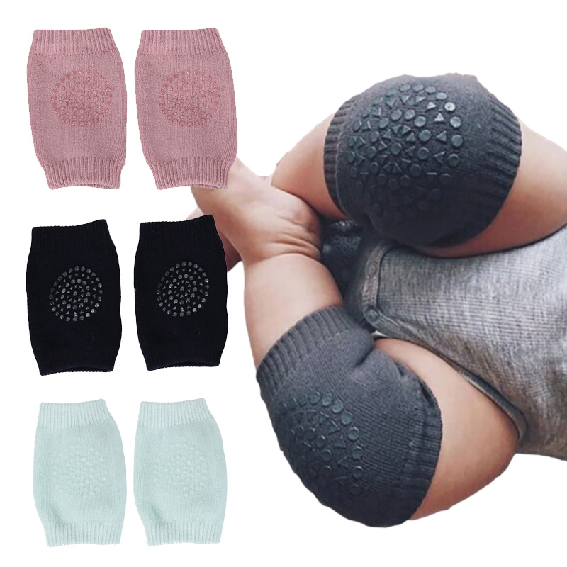 Baby Knee Pad Crawling - Aquecedores de pernas para bebês, malha
