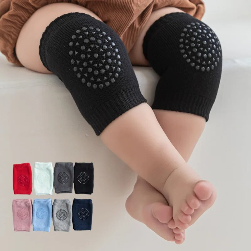 Baby Knee Pad Crawling - Protetores de Joelho Antiderrapantes para Bebês