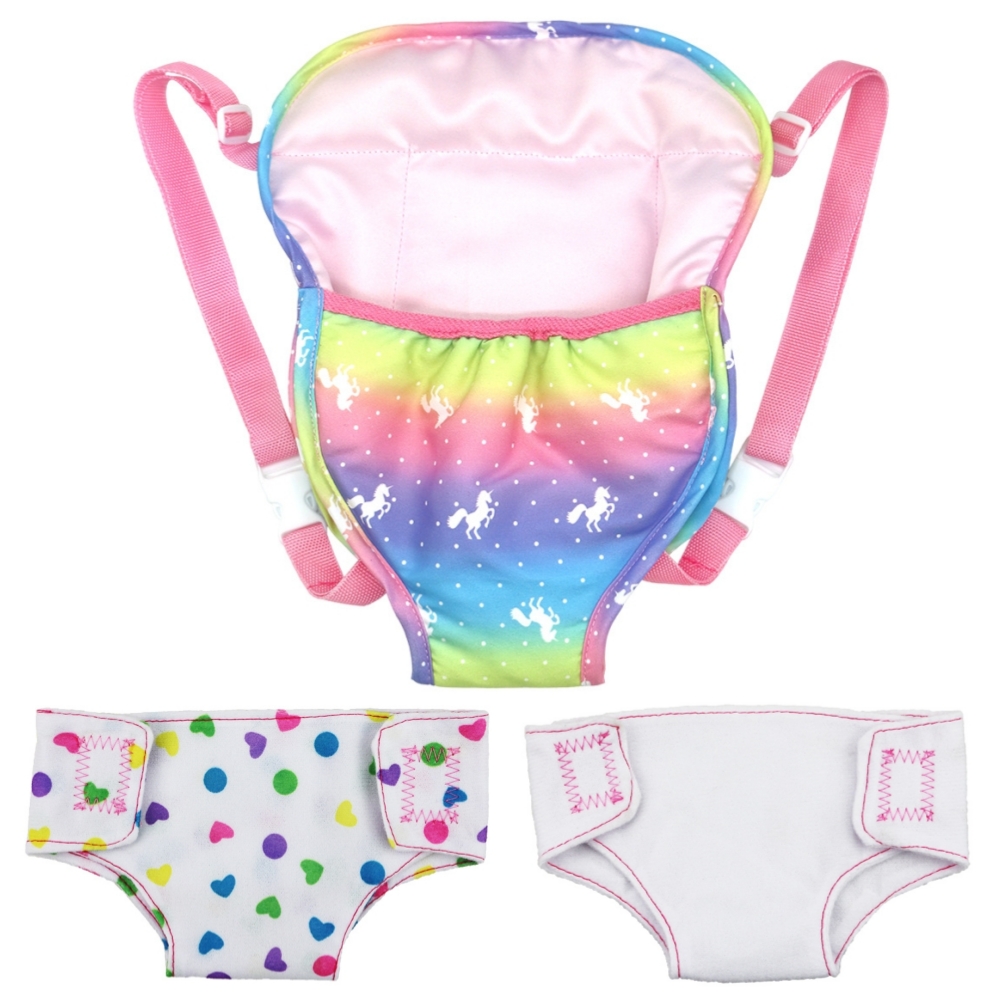 Baby Products Carry Bag - 2 pçs boneca fralda roupa interior