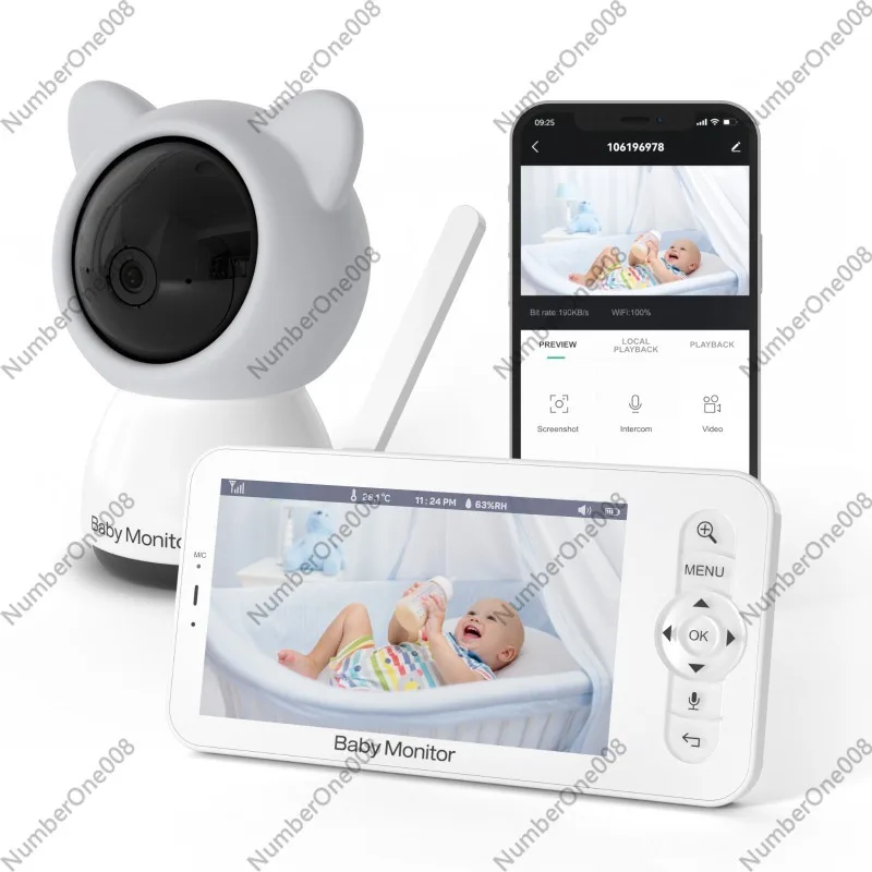 Monitor de Bebê de 5 Polegadas - Wireless Baby Monitor avaliação e preço