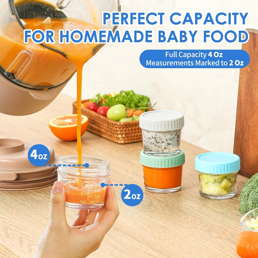 Frasco de vidro para comida de - Baby Food Storage Jar avaliação e preço