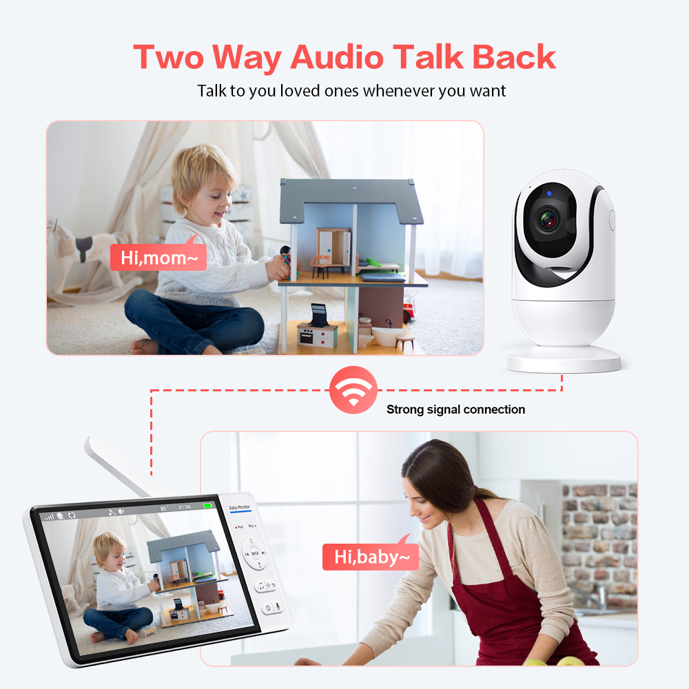 Monitor de vídeo para bebês, 7 - Baby Monitor Sensor avaliação e preço