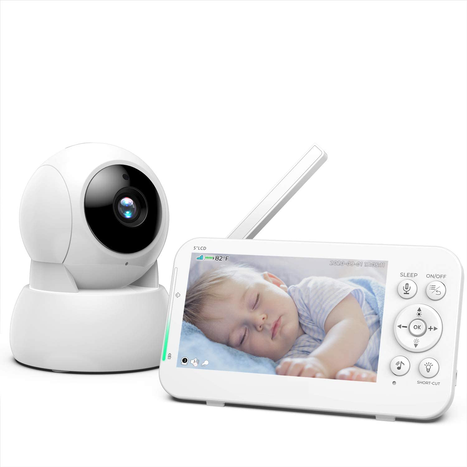 Monitor de Bebê com Tela de 5  - Wireless Baby Monitor avaliação e preço