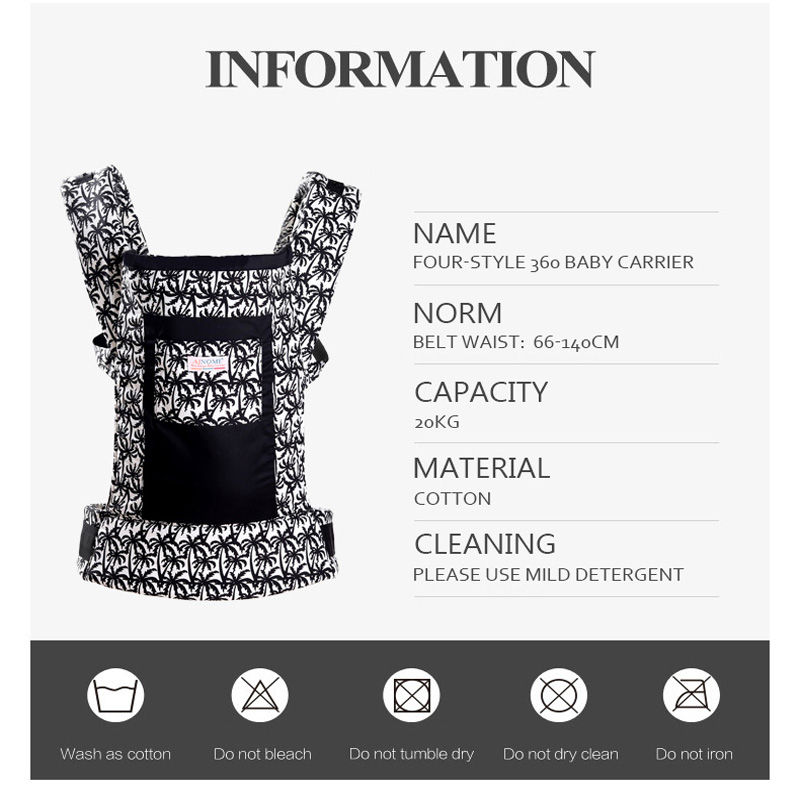 Mochila porta-bebês 3 em 1, co - Ergonomic Baby Carrier avaliação e preço