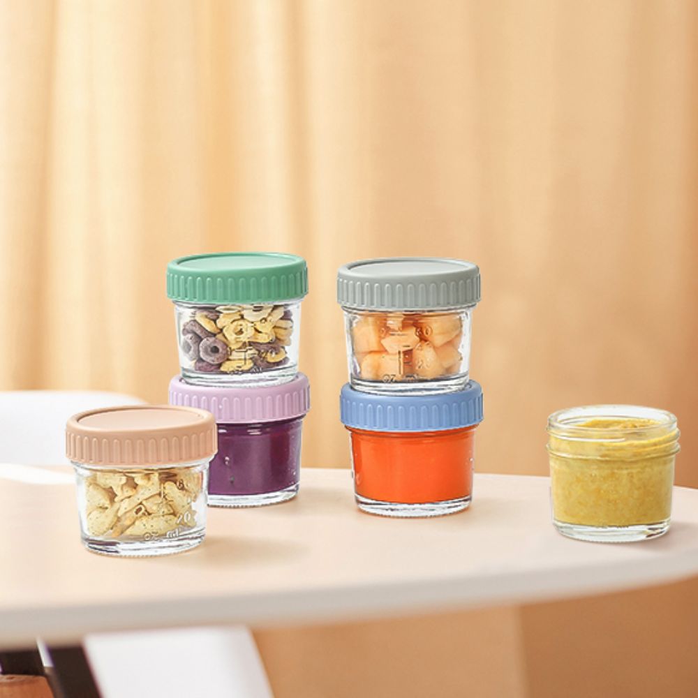 Jarra de vidro para comida de  - Baby Food Storage Jar avaliação e preço