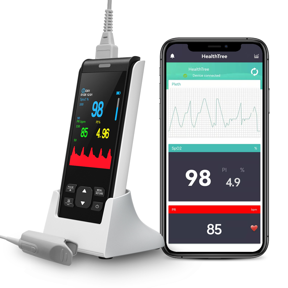 HealthTree Oxímetro de pulso p - Baby Monitor Sensor avaliação e preço