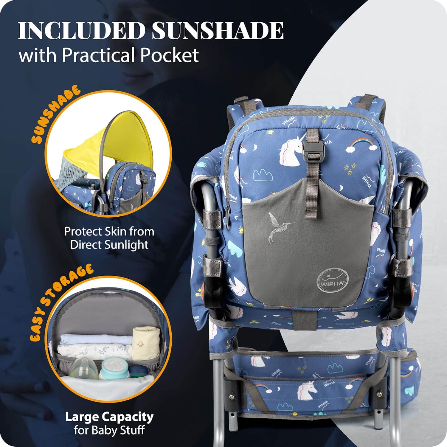 Mochila Porta-Bebê Ultraleve,  - Ergonomic Baby Carrier avaliação e preço