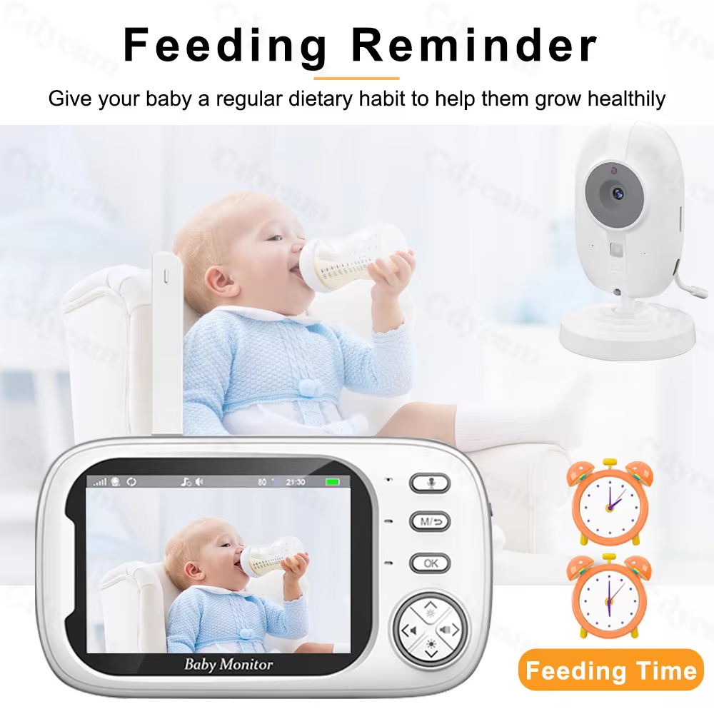 Monitor de Bebê de 3,5 polegad - Baby Monitor Sensor avaliação e preço