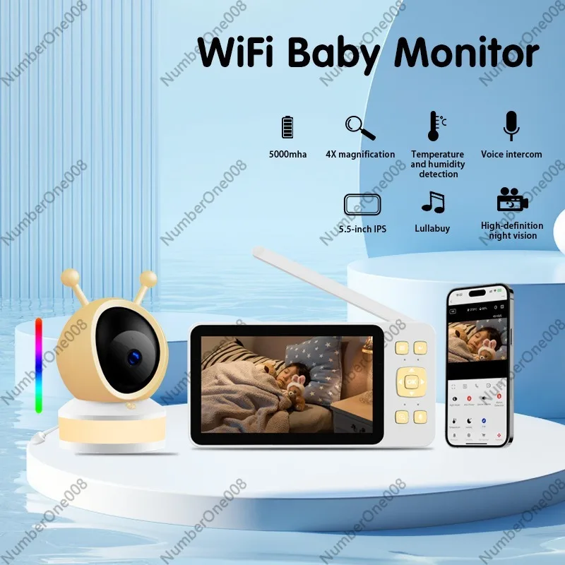 Monitor de Bebê HD de 5 Polega - Wireless Baby Monitor avaliação e preço