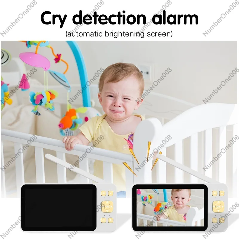 Monitor de Bebê HD de 5 Polega - Wireless Baby Monitor avaliação e preço