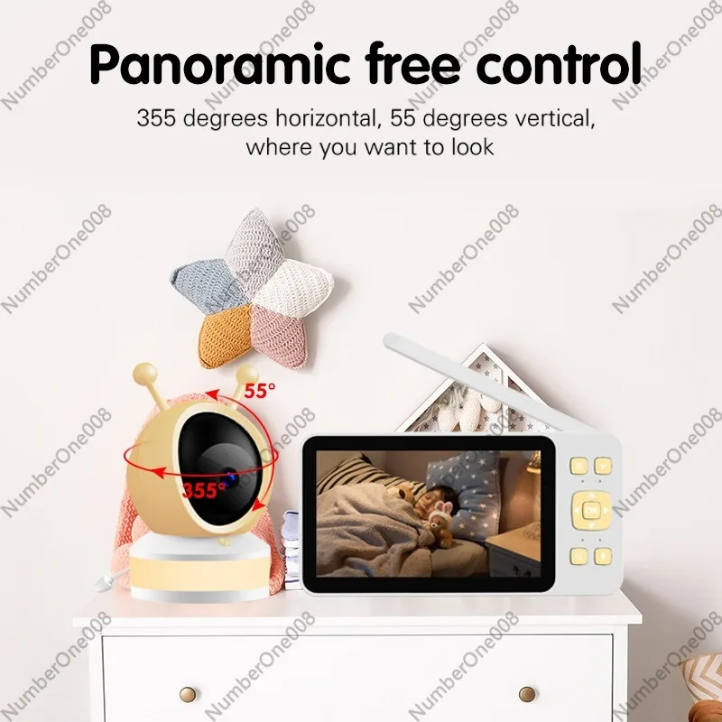 Monitor de Bebê HD de 5 Polega - Wireless Baby Monitor avaliação e preço