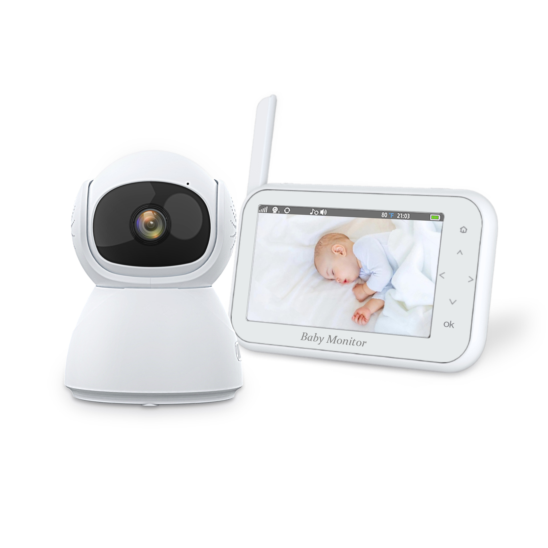 Monitor de Bebê Sem Fio PTZ 72 - Wireless Baby Monitor avaliação e preço