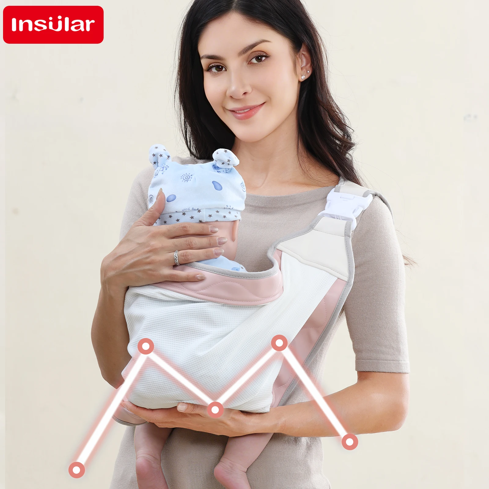 Canguru Ergonômico INSULAR de  - Ergonomic Baby Carrier avaliação e preço