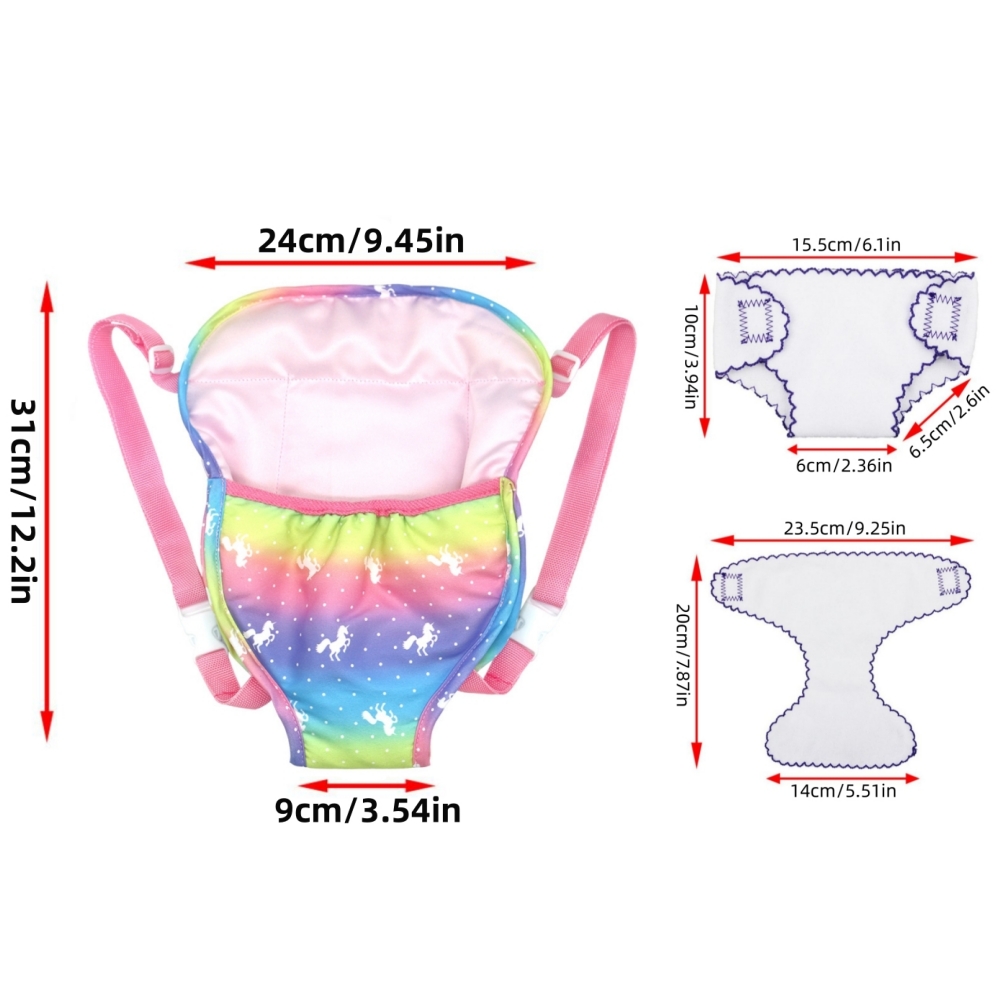 2 pçs boneca fralda roupa inte - Baby Products Carry Bag avaliação e preço